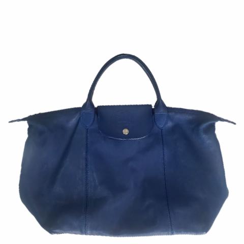 Sell Longchamp Le Pliage Cuir Tote Blue HuntStreet